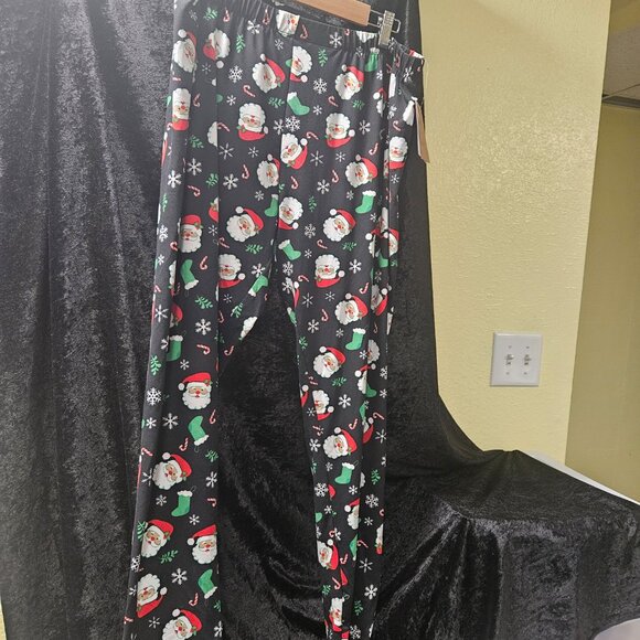 Jollidays XXL Tossed Santa Black Leggings - Picture 5 of 5